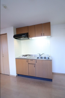 【キッチン】 | 一口ガスコンロのキッチン