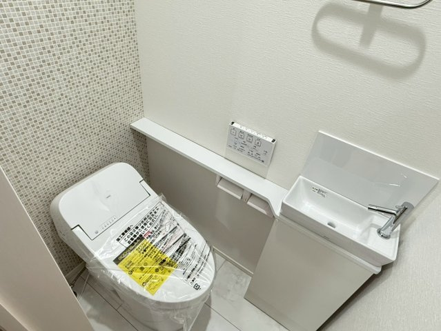 川越市砂第4期　新築一戸建てのトイレ|ゆったりとした空間のトイレです