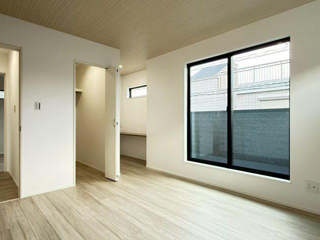 川越市砂第4期　新築一戸建ての寝室|ゆとりの広さです