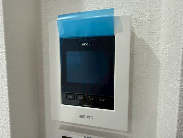 川越市砂第4期　新築一戸建ての防犯設備|モニター付きインターホン