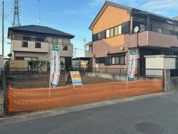 【土地】坂戸市塚越建築条件無し売地