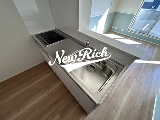 伊勢崎市東小保方町のアパートのキッチン