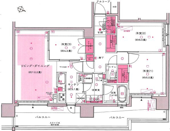 ザ・エクセレントシティ本町　勾当台公園の間取り