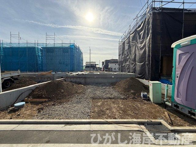 平塚市御殿4丁目  　新築戸建　全8棟の外観|1月15日撮影　建築中　現地外観