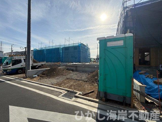 平塚市御殿4丁目  　新築戸建　全8棟の外観|1月15日撮影　建築中　現地外観
