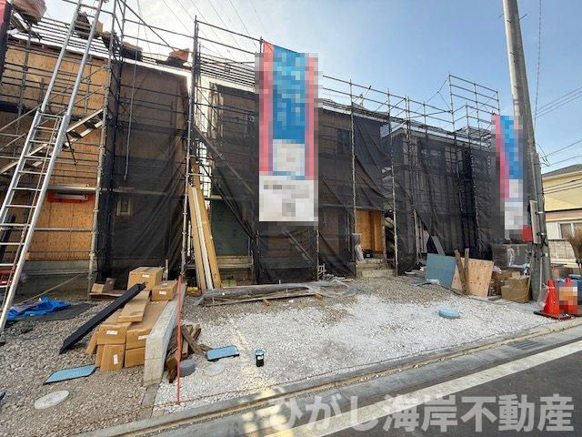 平塚市御殿4丁目  　新築戸建　全8棟の外観|1月15日撮影　建築中　現地外観