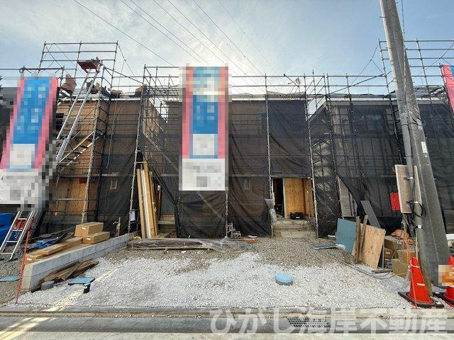 平塚市御殿4丁目  　新築戸建　全8棟の外観|1月15日撮影　建築中　現地外観