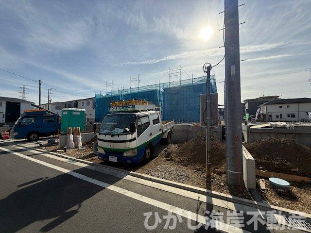 平塚市御殿4丁目  　新築戸建　全8棟の外観|1月15日撮影　建築中　現地外観