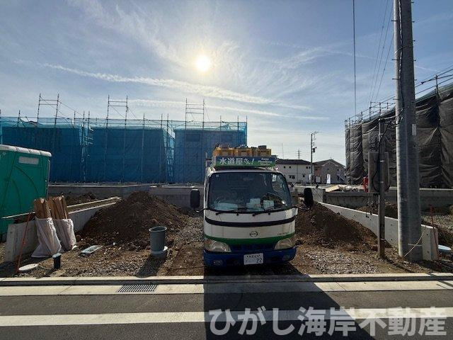 平塚市御殿4丁目  　新築戸建　全8棟の外観|1月15日撮影　建築中　現地外観