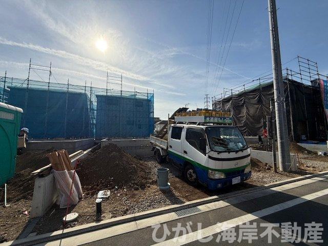 平塚市御殿4丁目  　新築戸建　全8棟の外観|1月15日撮影　建築中　現地外観