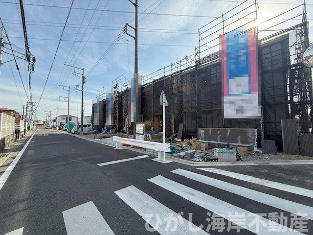平塚市御殿4丁目  　新築戸建　全8棟の外観|1月15日撮影　建築中　現地外観