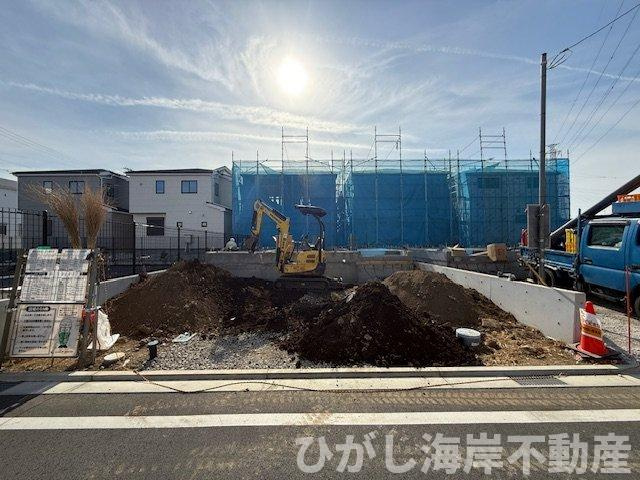 平塚市御殿4丁目  　新築戸建　全8棟の外観|1月15日撮影　建築中　現地外観