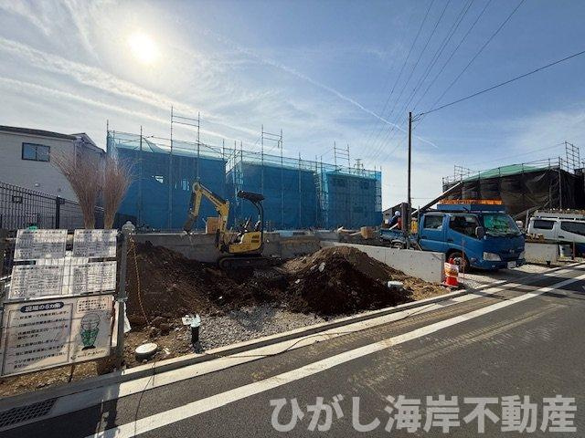 平塚市御殿4丁目  　新築戸建　全8棟の外観|1月15日撮影　建築中　現地外観