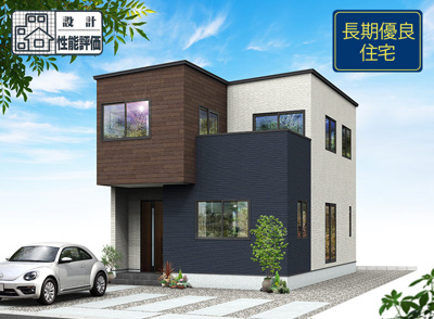 【外観パース】 | 静岡市駿河区下川原5丁目 10期 新築一戸建て 3号棟 | 外観パースです