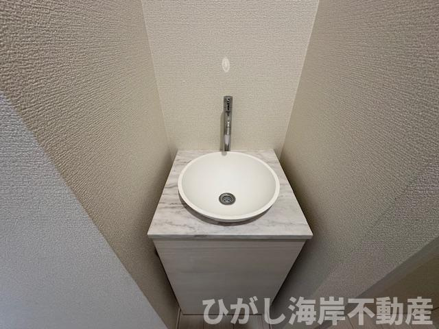 藤沢市羽鳥５丁目　新築戸建　全3棟の洗面所|セカンド洗面台