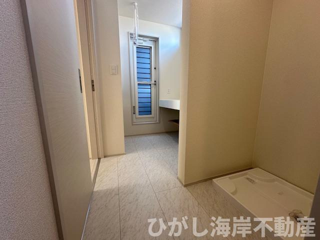 藤沢市羽鳥５丁目　新築戸建　全3棟の脱衣所|脱衣スペース