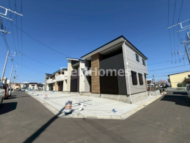 平塚市御殿４丁目新築戸建て　2期1号棟の前面道路含む現地写真