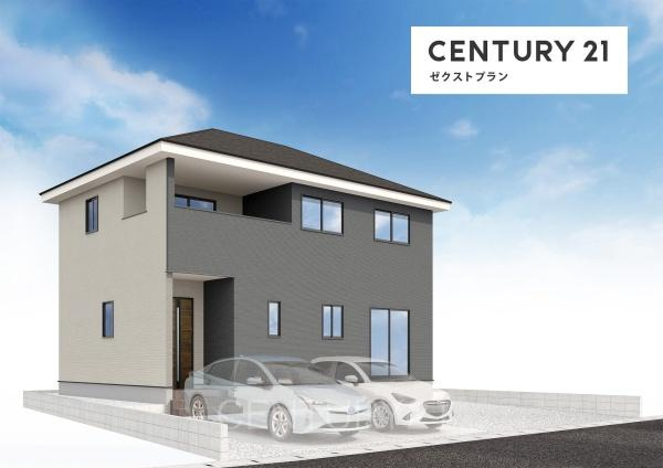 太田市浜町1期 1号棟の外観|イメージパース※実際の色と異なる場合があります。