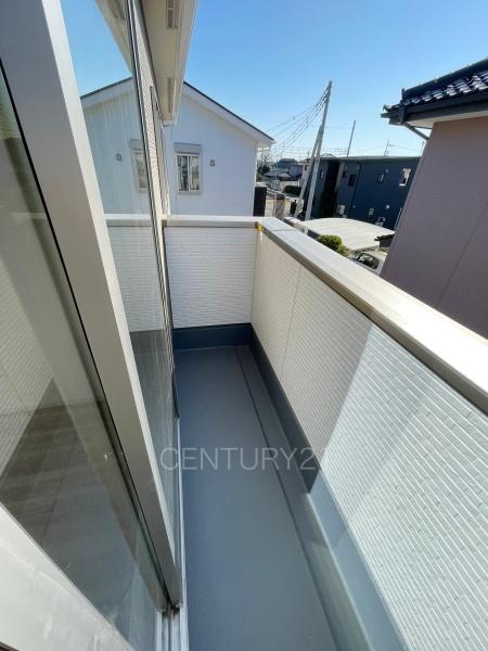 前橋市北代田町2期 3号棟のバルコニー|バルコニー