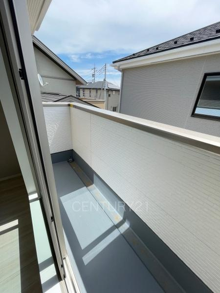 前橋市北代田町1期 1号棟のバルコニー|バルコニー