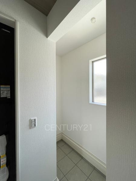 前橋市北代田町1期 1号棟の玄関|収納スペース