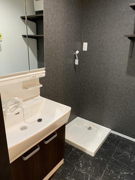 Lien大津新崎の洗面所