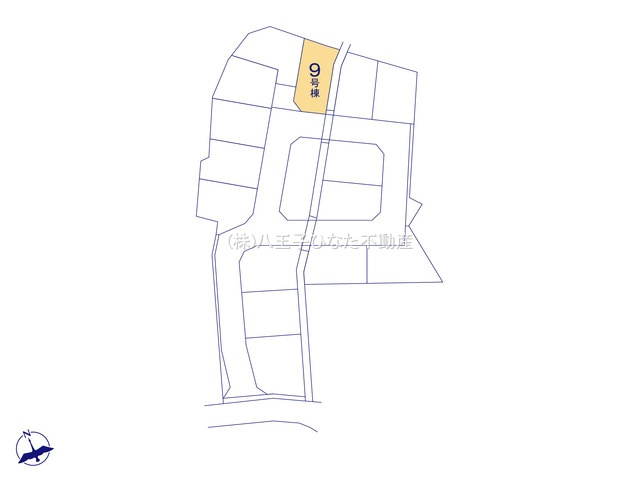 『八王子市新築戸建て』八王子市戸吹町1971【仲介手数料無料】の区画図|～仲介手数料無料☆八王子ひなた不動産～八王子市戸吹町　新築戸建て