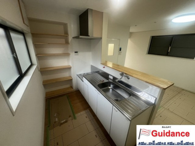 【キッチン】 | 法蓮町戸建（畑、倉庫、駐車場、サウナ付き）