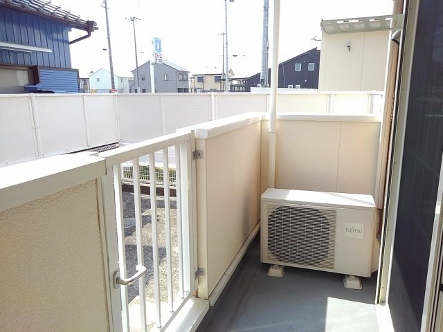 プリュジュールⅡのバルコニー