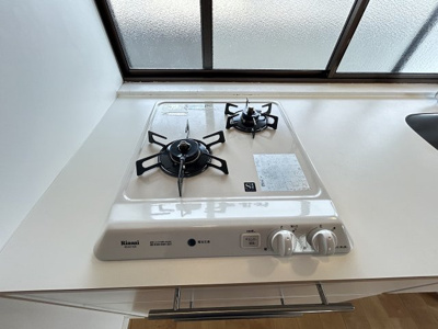 【キッチン】 | ＣＲＯＷＮ ＣＯＲＰＯⅠ201 | 2口ガスコンロ