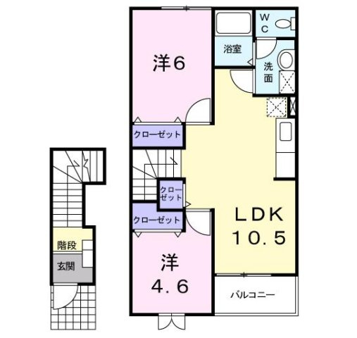 【間取り】 | シエーヌ花梨
