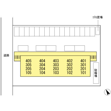 アゼリア祇園の駐車場