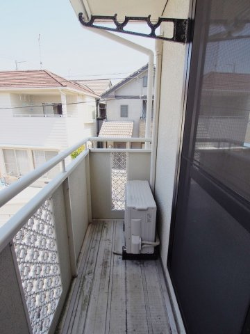 セジュールUのバルコニー|写真は角部屋の写真です