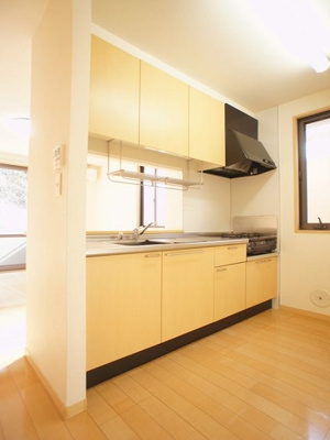 【キッチン】 | ヴィヴァーチェB | お子様の様子を見ながらお料理できます♪