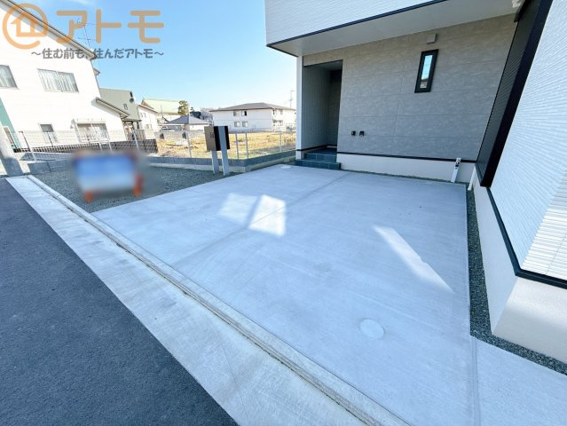 【駐車場】 | 清水区南岡町　新築戸建　全1棟 | 並列２台の駐車スペースです♪