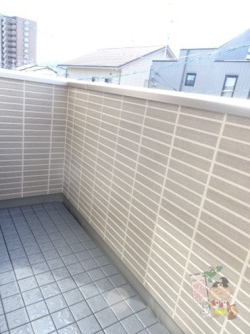 ユリアガーデンのバルコニー