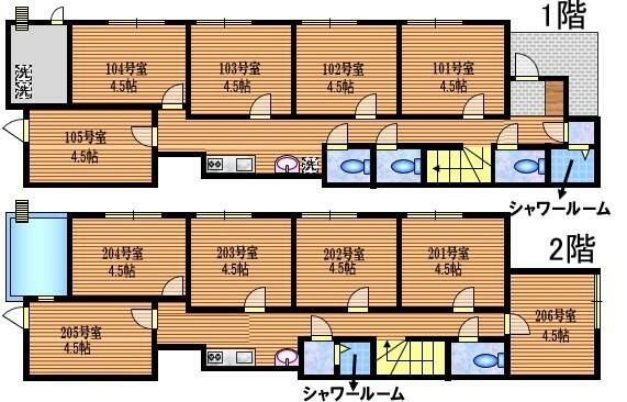 クロスホーム西大泉Ⅲの間取り