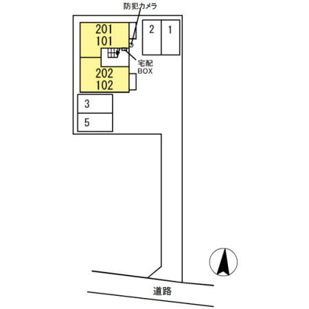ぱるタウン乗小路の区画図
