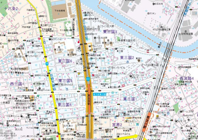 【地図】 | アドバンス新大阪Ⅵビオラ