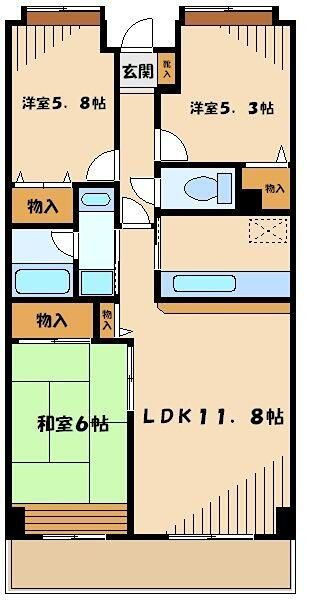 グレース代官Ⅳの間取り