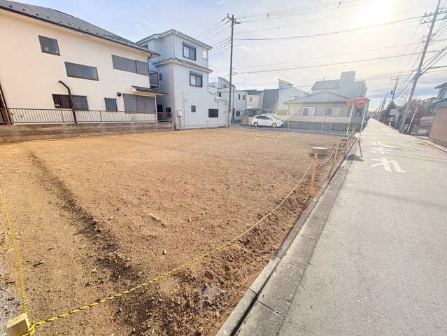 川越市広栄町　建築条件なし売地　「川越駅」徒歩18分　敷地40坪　【大塚小学区】の外観