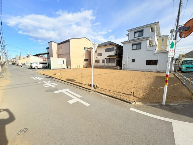 川越市広栄町　建築条件なし売地　「川越駅」徒歩18分　敷地40坪　【大塚小学区】の外観