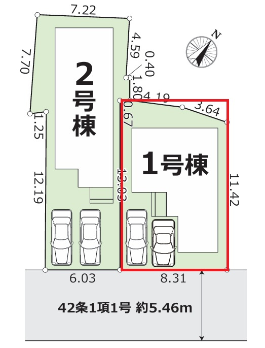 加古川市加古川町本町2期　JR「加古川駅」徒歩14分の区画図