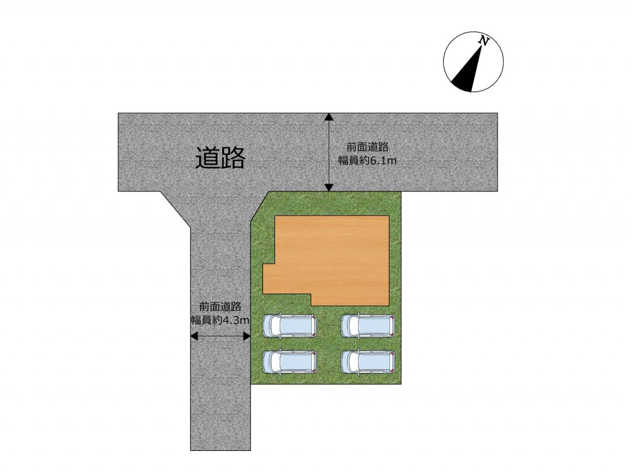 西条市樋之口382-13　中古住宅の区画図