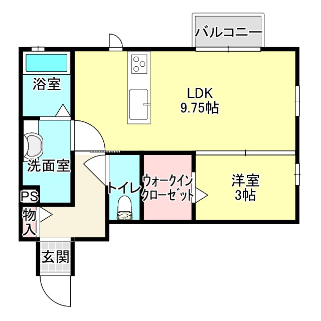 スマートテラスAの間取り