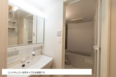 【洗面所】 | リオ | スペースが確保できる洗面所です