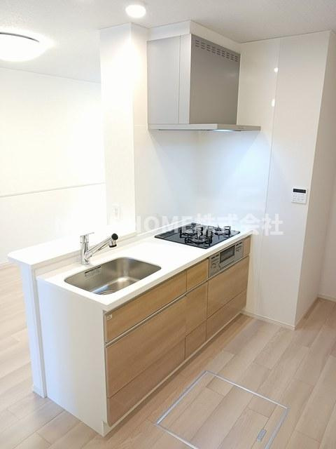 ガーデン・アイリスⅡのキッチン|キッチンは人気の対面型キッチンです♪