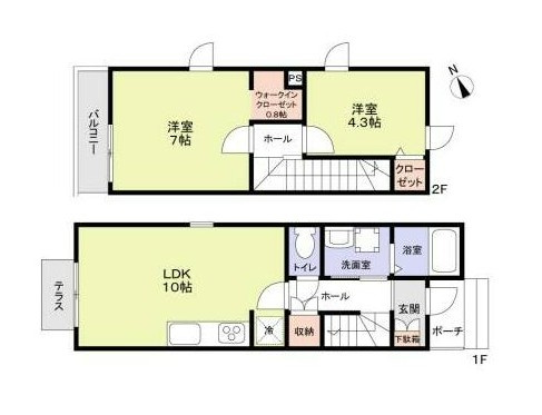 調布市国領町５丁目のアパート