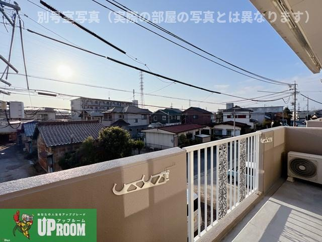 クレール参番館のバルコニー