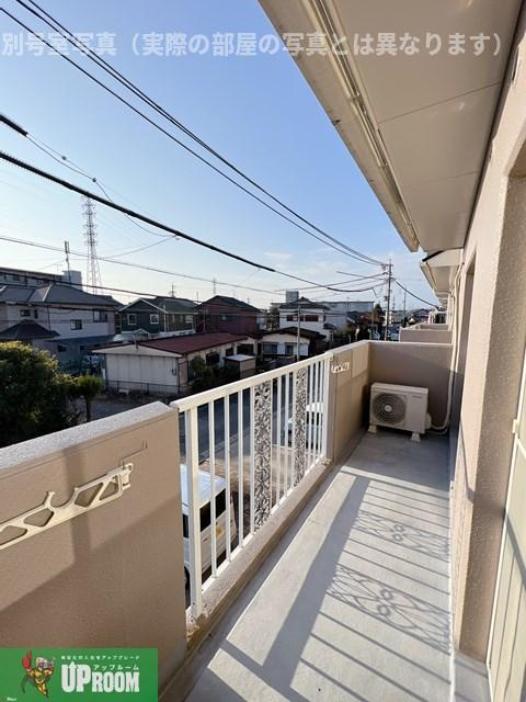 クレール参番館のバルコニー
